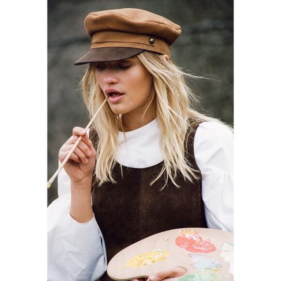 NWT Lack of Color Lola Cap 100% Leather SzM - Hats